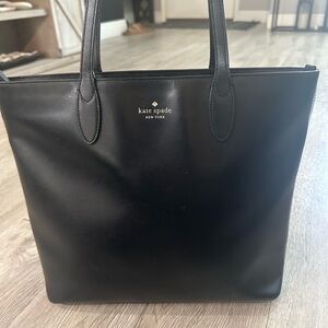 Kate Spade Kerri Black Leather Tote Bag Purse